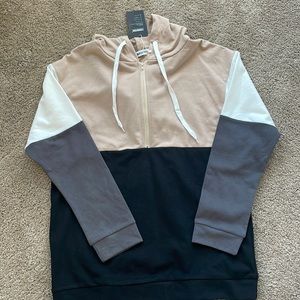 quarter zip tori color hoodie!